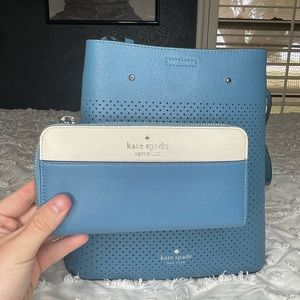 Kate Spade Bucket Purse and Wallet